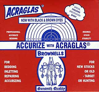 BROWNELLS ACRAGLAS GEL SHOP BEDDING KIT
