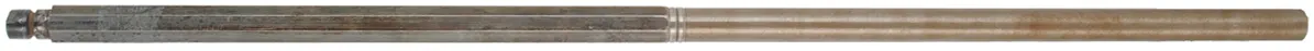 Octagon-to-Round Barrel Blank,
.45 caliber, 34", Douglas XX Premium blank,
blank plug for underhammer installed