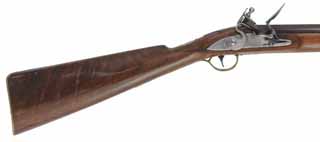 Chief's Grade Trade Gun,
20 gauge, 36" octagon-to-round barrel,
flintlock, walnut, brass,
used, by North Star West