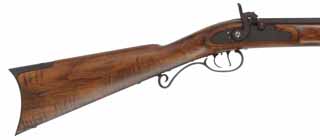 Halfstock Plains Rifle,
.50 caliber, 32" Austin & Halleck barrel, 
percussion, maple, iron,
new, by Dr. Gary White
