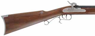 T/C Hawken Rifle,
.50 caliber, 28" barrel,
percussion, walnut, stainless steel, 
1 of 500 25th Anniversary edition, used, by Thompson Center Arms