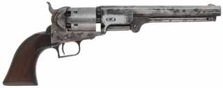 Colt 1851 Navy Revolver,
.36 caliber, 7-1/2" barrel,
percussion, mottled patina finish,
used, by COLT - Second Generation