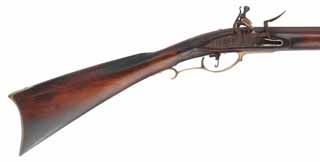 Lehigh Valley Barn Rifle
.40 caliber, 32" Colerain barrel,
L&R flintlock, cherry stock, limited brass trim, 
as-new unfired, by M. Compton