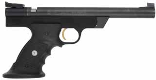 InLine Lightning Mk I Match Target Pistol,
.32 caliber, 9" deHaas barrel, 
percussion, blued, rubber grip, used, by Cimarron Gun Works