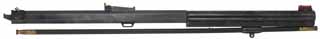 T/C White Mountain Carbine Barrel Assembly, 
.50 caliber, 21" octagon-to-round barrel, 
bright bore, fiber optic sights,
used, by Thompson Center Arms