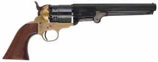 1851 Colt Navy Revolver,
.44 caliber, 7-1/2" barrel,
percussion, brass frame, walnut,
used, by Pietta