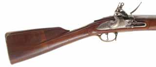 Brown Bess Musket,
.75 caliber, 42" barrel
lock marked 1762 - GRICE,
walnut, brass trim, used, by Davide Pedersoli,
