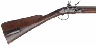 Early Southern Mountain Rifle,
.40 caliber, 46" swamped barrel,
TRS flintlock, maple, brass trim, used