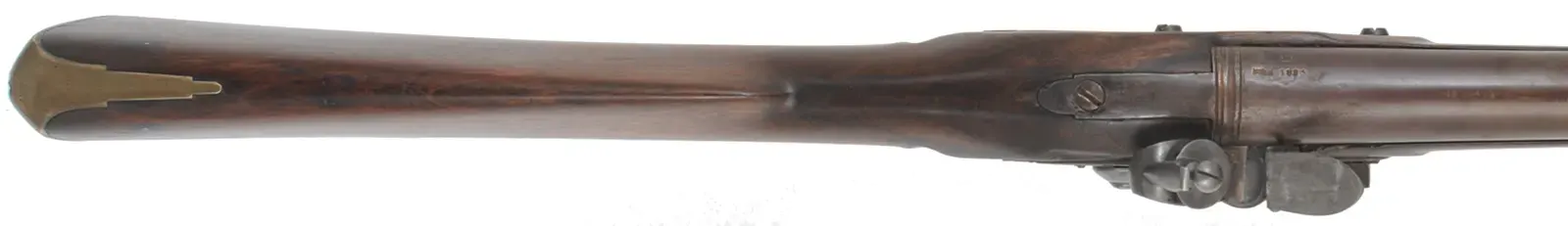 Antique Belgian Musket
.69 caliber, 39" barrel,
walnut stock, brass trim, reconverted flintlock Antique Belgian Musket
.69 caliber, 39" barrel,
walnut stock, brass trim, reconverted flintlock