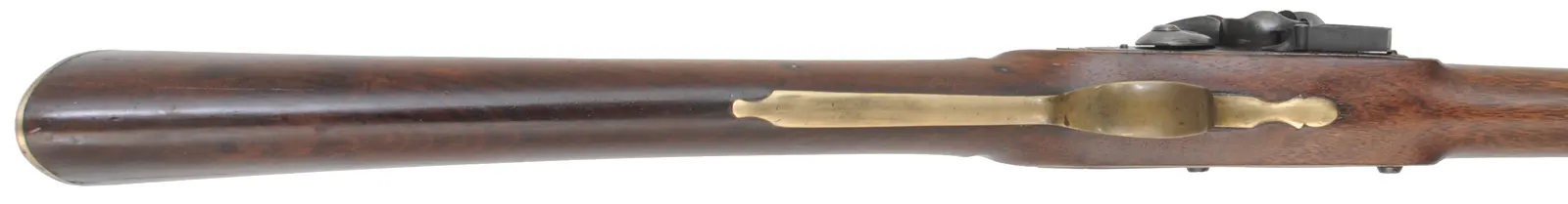 Antique Belgian Musket
.69 caliber, 39" barrel,
walnut stock, brass trim, reconverted flintlock Antique Belgian Musket
.69 caliber, 39" barrel,
walnut stock, brass trim, reconverted flintlock