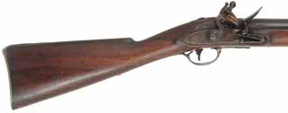 Antique British Export Musket
.77 caliber, 39" barrel,
walnut stock, brass trim, W. Ketland marked flintlock