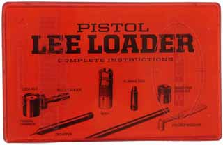LEE Pistol Loader,
hand tools for economical reloading,
caliber .45 Colt, with box, used