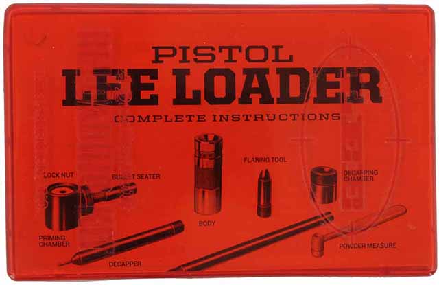 LEE Pistol Loader,
hand tools for economical reloading,
caliber .45 Colt, with box, used
