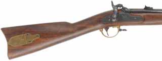 1863 Remington Contract "Zouave" Musket,
.58 caliber, 33" barrel,
percussion, walnut, brass trim, 
used, appears as-new, made in Italy