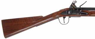 Northwest Trade Gun,
.50 caliber smoothbore, 36" octagon-to-round barrel,
R.E. Davis lock, walnut, brass and iron furniture,
used, by Dr. Gary White GRRW Collector's Association