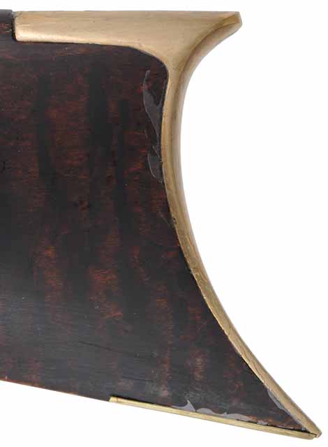 Henry E. Leman ~ Lancaster, Pennsylvania,
.50 caliber, 34" Green River Rifle Works barrel,
Siler Mountain percussion, faux stripe maple, brass,
used, by Les Bennet formerly of Green River Rifle Works, Roosevelt, Utah