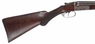 Antique Remington Model 1894 Shotgun,
12 gauge, 2-5/8" chambers, 30" Damascus barrels,
checkered walnut, tight action, scattered patina,
used, by Remington Arms Co.