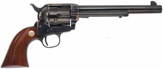  1873 Colt Single Action Revolver , caliber .44-40 WCF, 7-1/2" barrel, color case hardened frame, blue finish, used, for Cimarron F.A. Co. by Aldo Uberti ~ Italy 