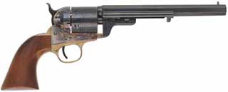  1851 Navy Conversion , caliber .38 Special, 7-1/2" barrel, walnut, brass triggerguard & backstrap, used, for Stoeger by Aldo Uberti ~ Italy 