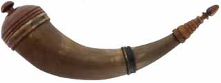 Southern Banded Horn,
14", two bands, turned tip, domed base