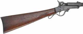 Maynard Model 2 Carbine,
.50 caliber, 20" barrel,
antique percussion breech loader,
great bore, walnut, re-blued
