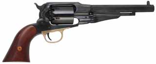 1858 Remington New Model Navy Revolver,
.36 caliber, 7-3/8" barrel,
percussion, blued, walnut,
as-new, by Aldo Uberti
