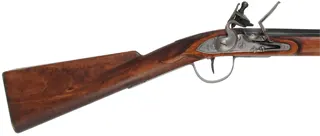 Northwest Trade Gun,
20 gauge, 33" tapered octagon-to-round barrel,
LOTT flintlock, maple, brass & iron, used
