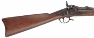 U.S. Model 1873 Springfield
caliber .45-70 Gov't, 32" barrel,
excellent bore, sanded walnut stock, iron furniture