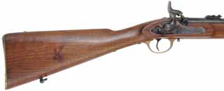 1861 Enfield Musketoon,
.58 caliber, 24" barrel,
percussion, walnut, brass,
bayonet, sling, used, made in England by Parker Hale