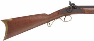 Browning Mountain Rifle
.50 caliber, 30" barrel,
walnut stock, brass trim, single set trigger, used,
by Browning Arms Co. Morgan, Utah