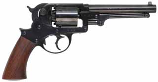 Model 1858 Starr Revolver
.44 caliber, 6" barrel,
double action, blued, used, 
by Pietta