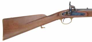 Cook & Brother Carbine
.58 caliber, 24" barrel,
walnut stock, brass trim, used, 
by Davide Pedersoli & Co.