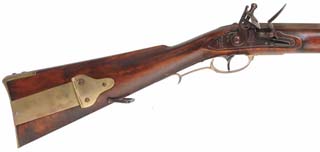 U.S. 1792 Contract Rifle,
.49 caliber 42" barrel, 
maple, brass trim, sling swivels, 
1803 Harper's Ferry lock, used