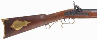 Thompson Center Hawken,
.45 caliber, 28" barrel,
percussion, walnut stock, brass trim, 
used, by Thompson Center Arms