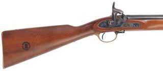 1858 Enfield Rifled Musket,
.58 caliber, 33" barrel, 
percussion, walnut, brass, two band, 
used by Davide Pedersoli & Co.