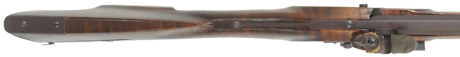 Southern Mountain Rifle,
 .45 caliber, 42" Rice barrel,
Chambers flintlock, maple, iron trim,
new, by Randall Buchanan