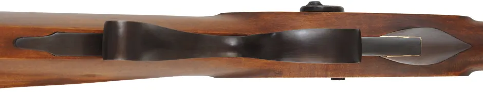 Hawken Rifle,
.54 caliber, 34-1/4" Sharon barrel,
R.E. Davis percussion lock, iron trim, maple,
new, unfired, by George Nelson Hawken Rifle,
.54 caliber, 34-1/4" Sharon barrel,
R.E. Davis percussion lock, iron trim, maple,
new, unfired, by George Nelson