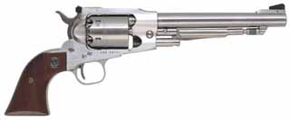 Ruger Old Army Revolver,
.45 caliber, 7-1/2" barrel,
percussion, stainless, target sights,
flap holster, used