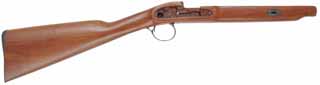 Thompson Center Carbine Stock,
15/16" channel, walnut, includes single trigger with triggerguard, 
escutcheons, buttplate, tang for hooked breech, excellent condition 
