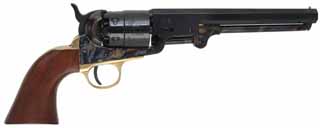  1851 Navy Percussion Revolver , .44 caliber, 7-3/8" barrel, color hardened steel frame, unfired with factory box, by Pietta 