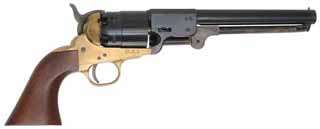 Griswold & Gunnison Revolver , .44 caliber, 7-3/8" round barrel, percussion, brass frame, walnut, as new, unfired, with factory box, by Pietta 
