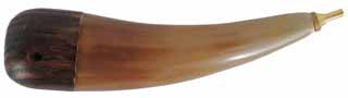 Priming Horn,
6-1/2" length, horn, 
domed as plug, 3 grain valve 