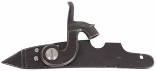 Used Siler large right percusion lock,, 
drilled for lock bolts, browned