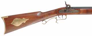  T/C Hawken Rifle , .54 caliber, 32" Green Mountain barrel, percussion, walnut, brass, used, by Thompson Center Arms 