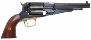  1858 Remington Belt Model Revolver , .36 caliber, 6-1/2" barrel, blued, holster, used, by Pietta ~ Italy 