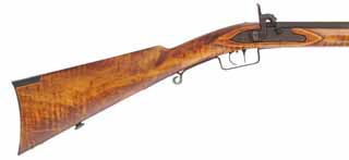  Tennessee Longrifle .50 caliber, 32" barrel, maple, iron, small Siler percussion lock, used, by Jack Garner 