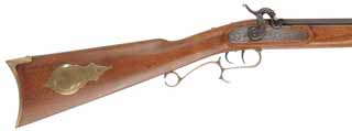 Thompson Center Hawken,
.50 caliber, 28" barrel,
percussion, walnut stock, brass trim, 
used, by Thompson Center Arms