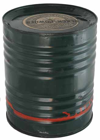 Vintage Dupont Black Powder Container, 
6-1/4 pound keg, Fg, empty