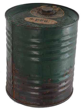 Vintage Dupont Black Powder Container, 
6-1/4 pound keg, FFg, empty
