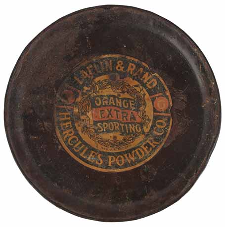 Vintage Laflin & Rand Hercules Black Powder Container, 
6 pound keg, empty